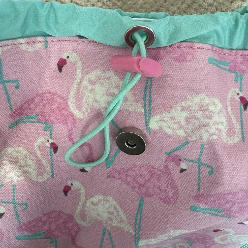 Matilda Jane Enchanted Garden Flamingo Dive All Day Swim Bag backpack 14